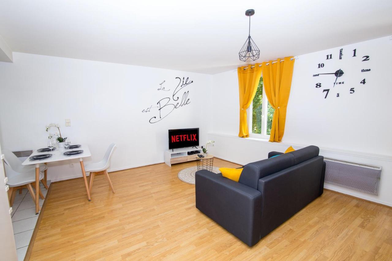 Coeur De Ville I 50M² I Netflix I Lit Queen Size Санс Экстерьер фото